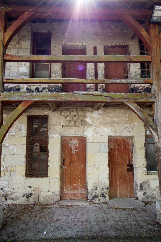 The outer buildings of Le Château de Saumur